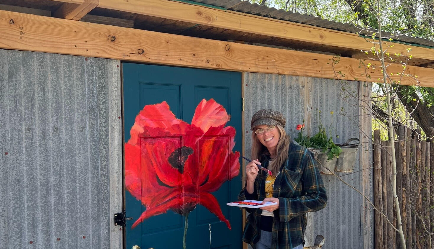 painting poppies